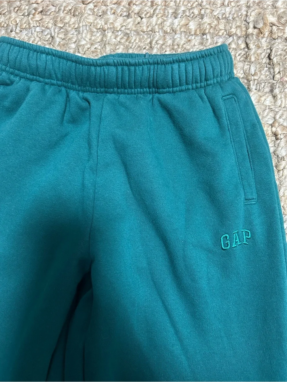 GAP Kids Green Fleece Joggers